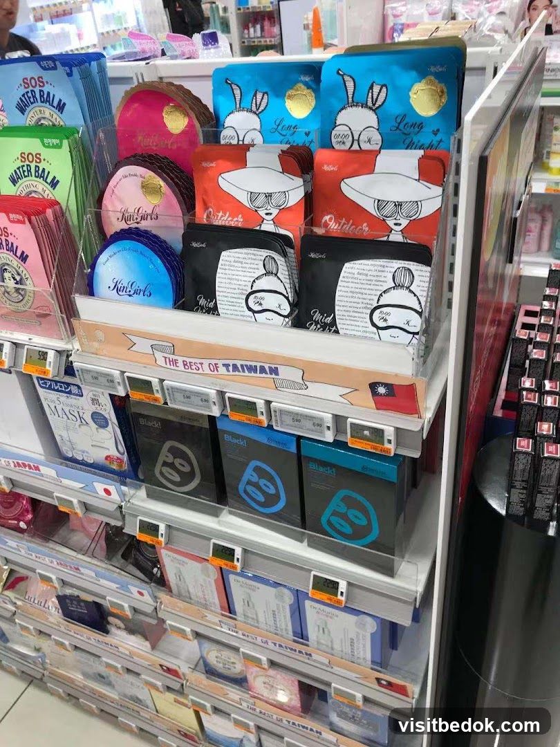 Skincare Products Display