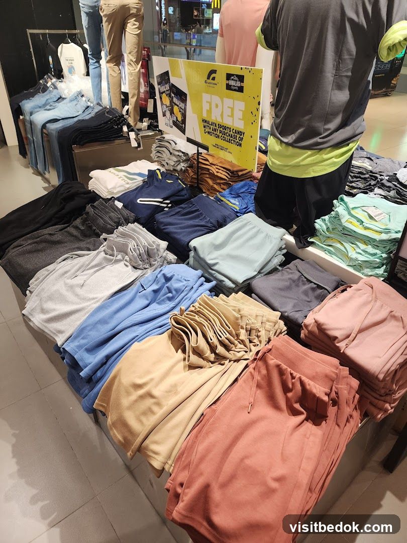 Clothing Display with Promotion