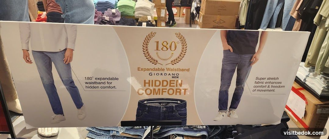 Giordano Men's Expandable Waistband Jeans Advertisement