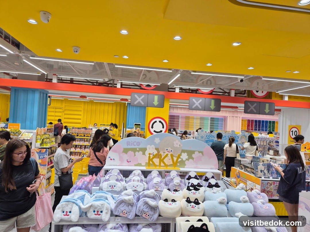 Store Interior with Plush Toys and Merchandise