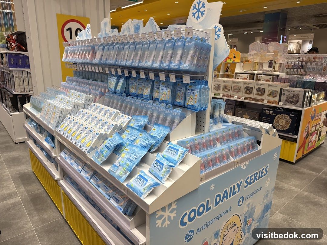 Cooling Wipes Display