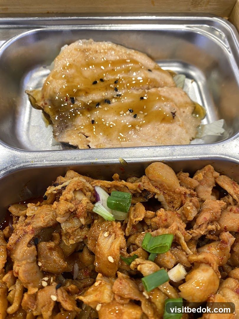 Two Dishes of Food