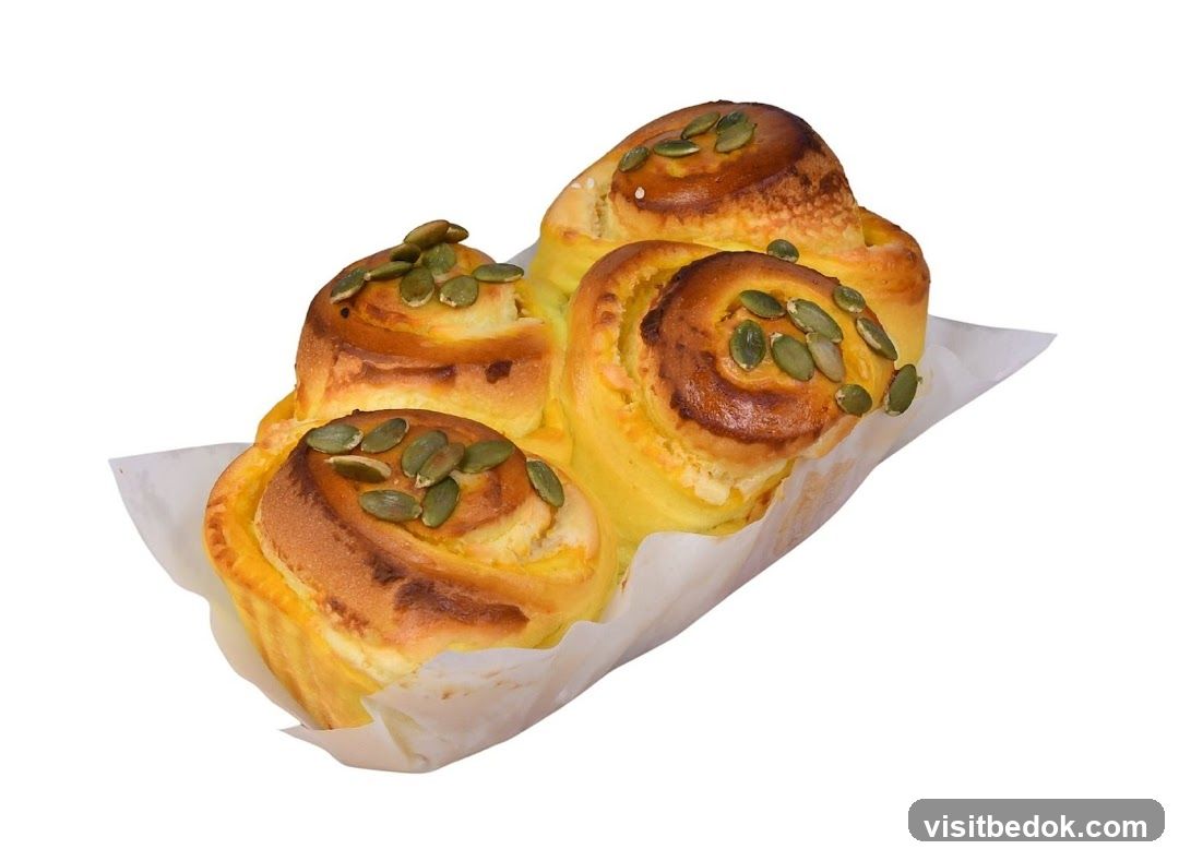 Pumpkin Seed Swirl Buns