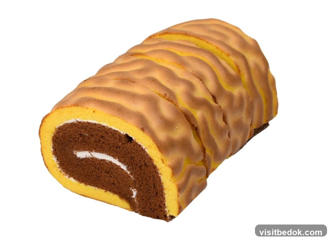 Chocolate Swiss Roll Cake