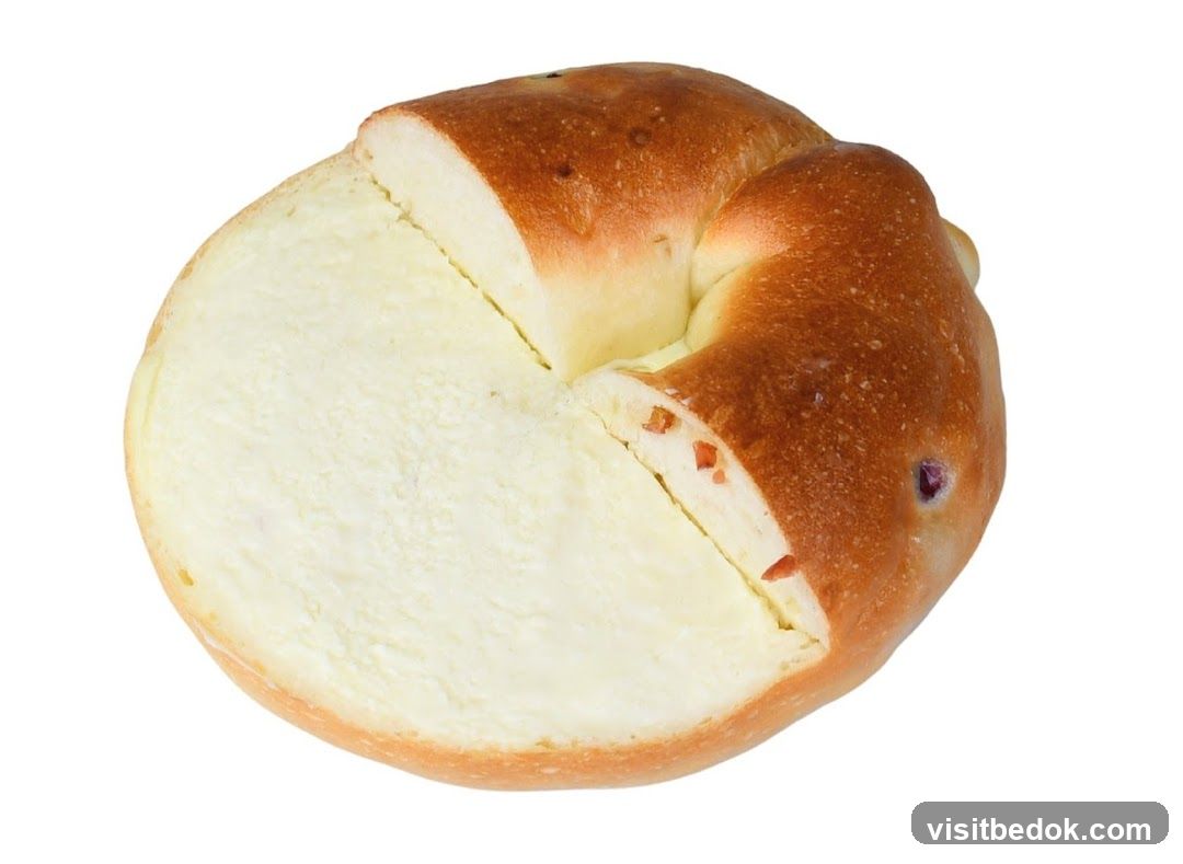 Cream-filled bread