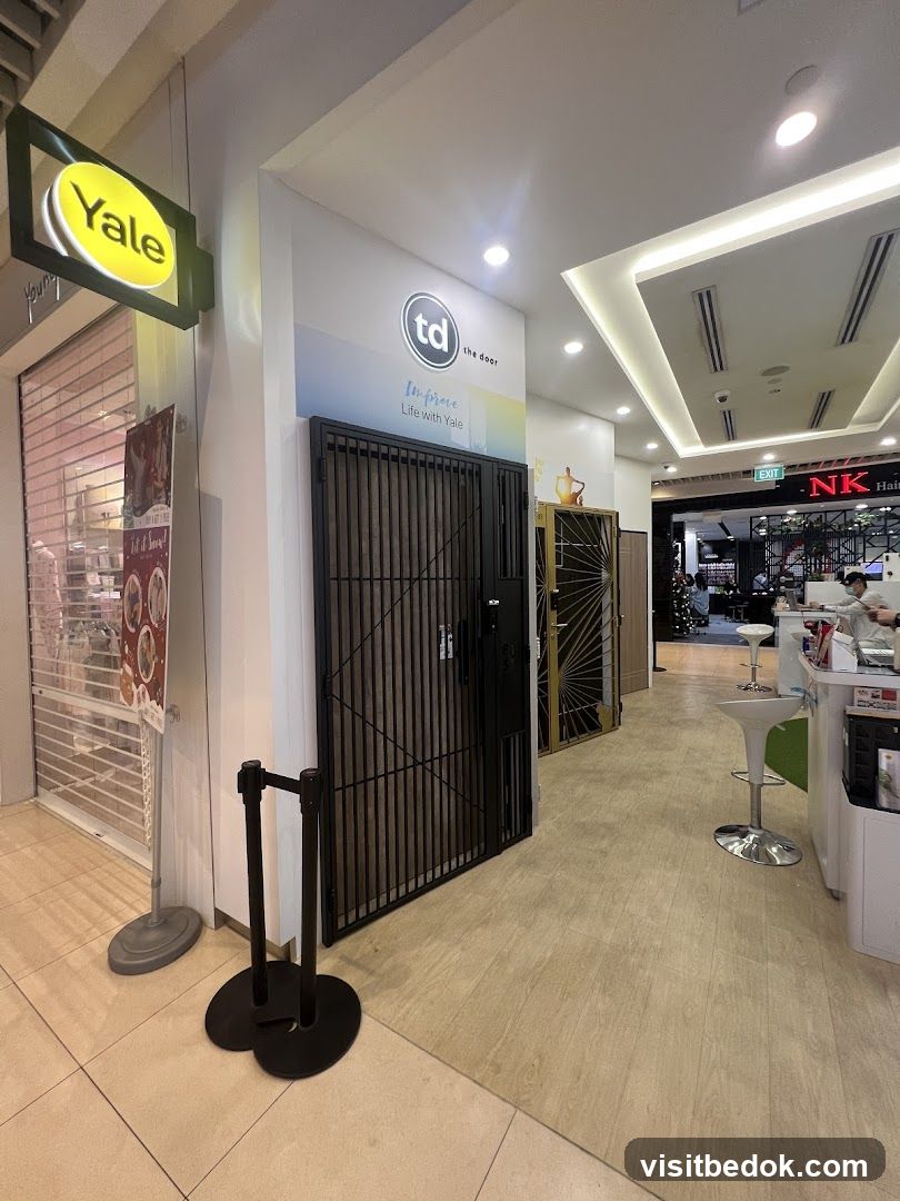 Storefront with Yale and TD branding