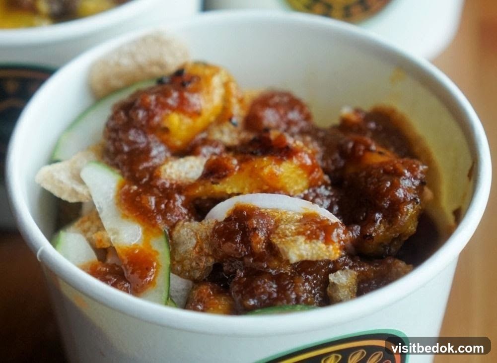 Spicy Chicken Dish in a Bowl