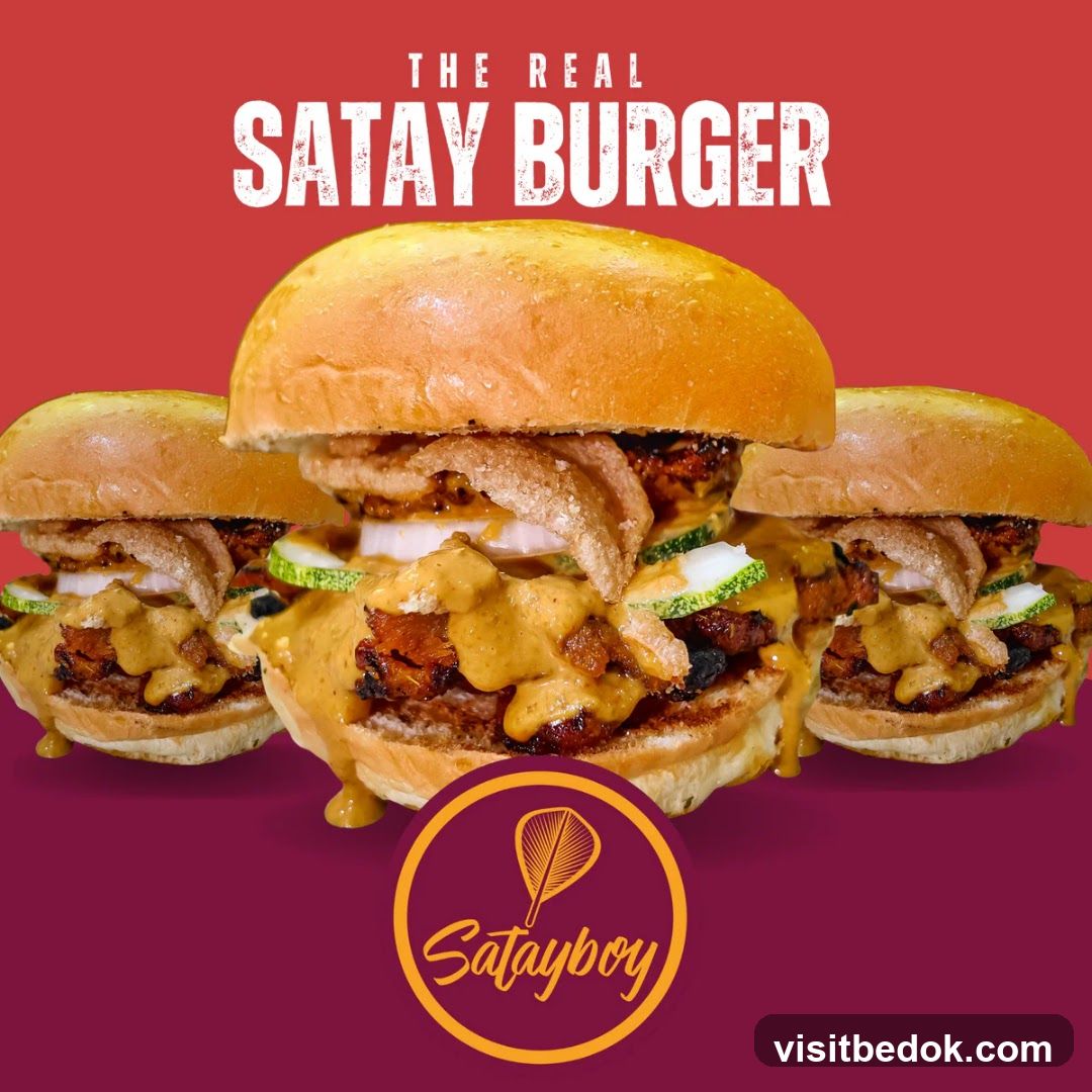The Real Satay Burger