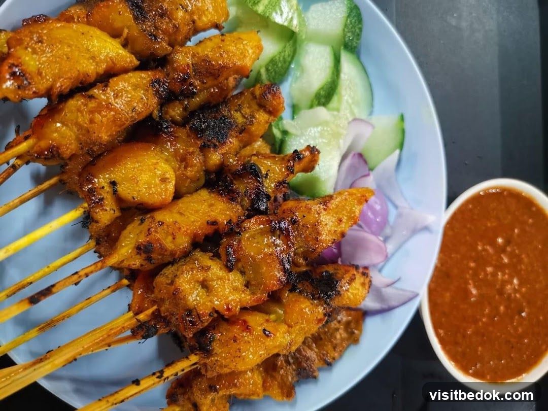 Chicken Satay with Peanut Sauce