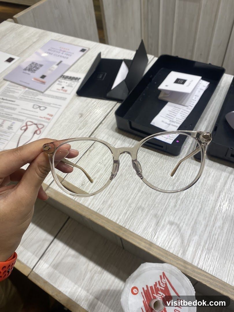 Eyeglasses and promotional material