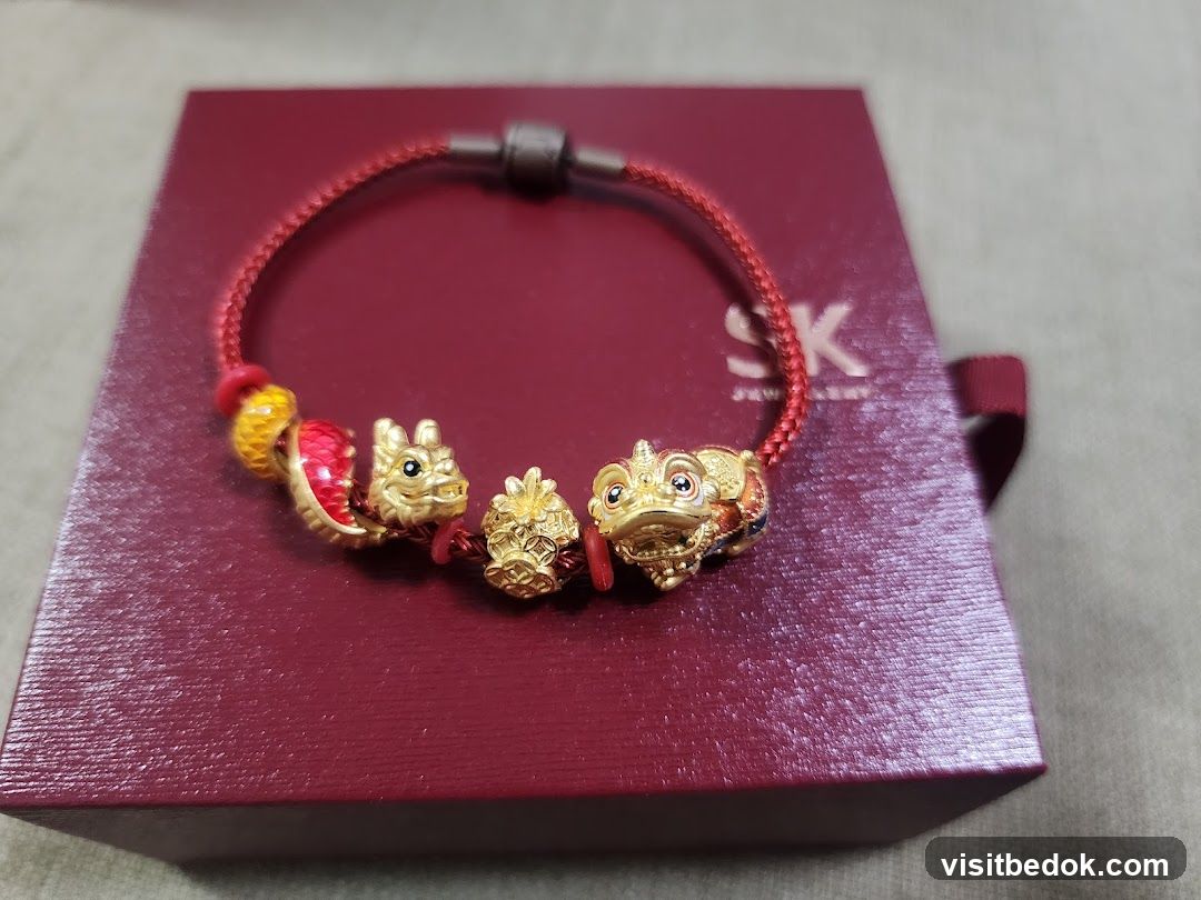 Gold Charm Bracelet