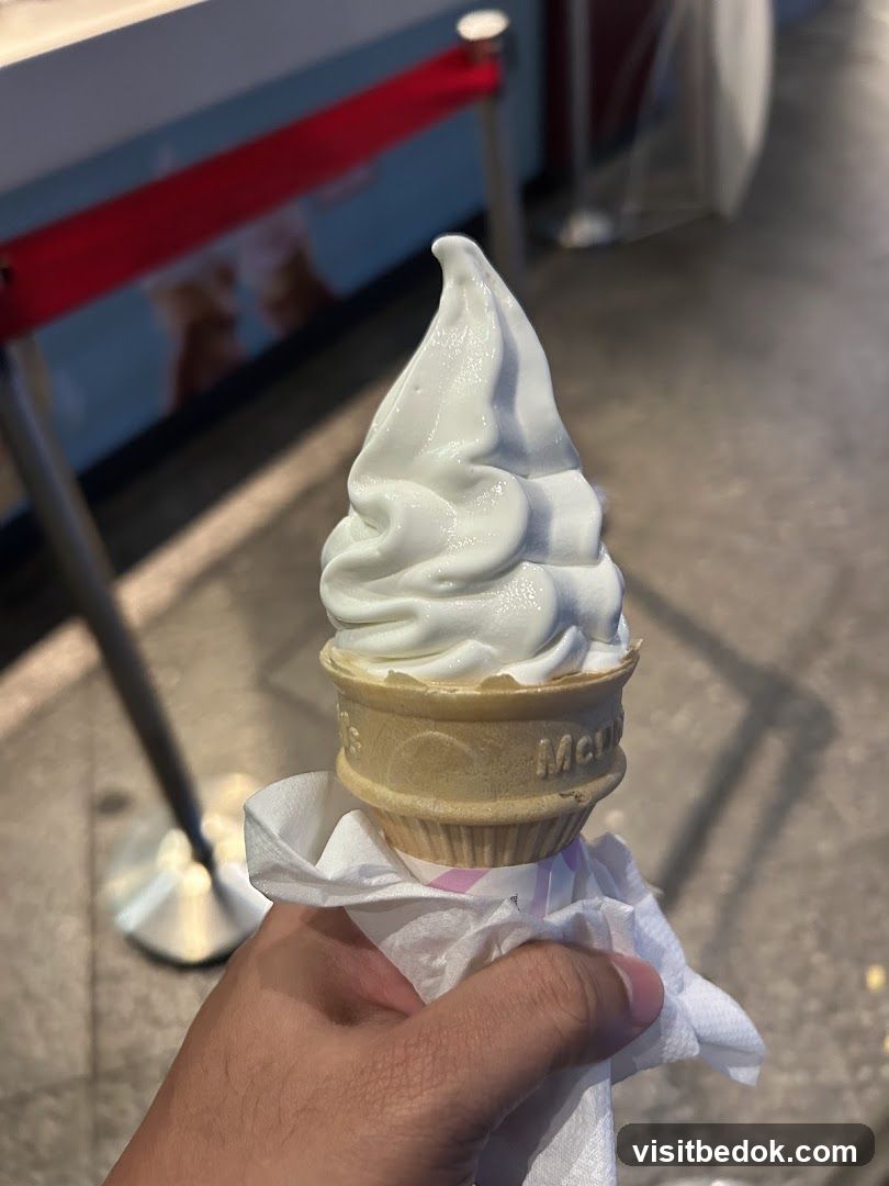 Soft Serve Ice Cream Cone