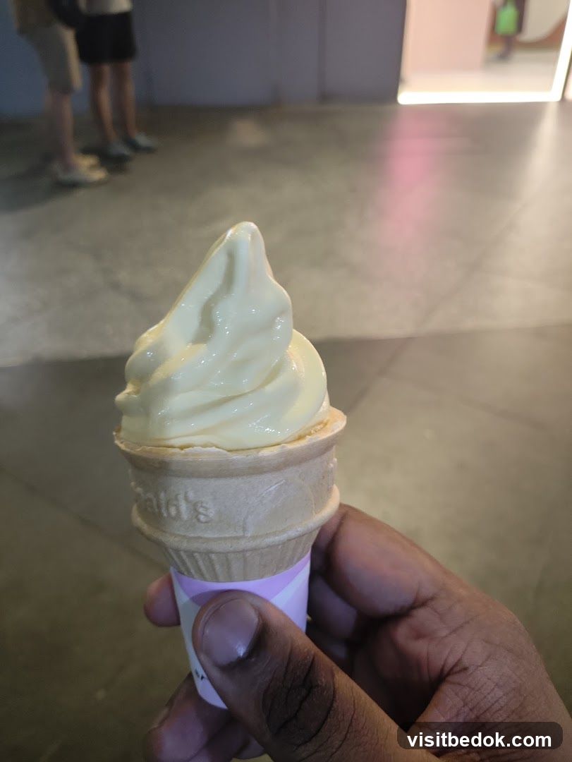 Soft Serve Ice Cream Cone