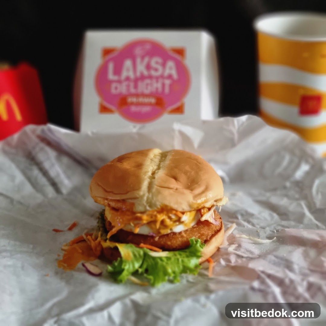Laksa Delight Burger