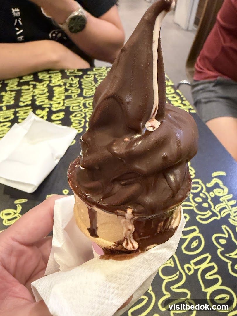 Chocolate Dipped Ice Cream Cone