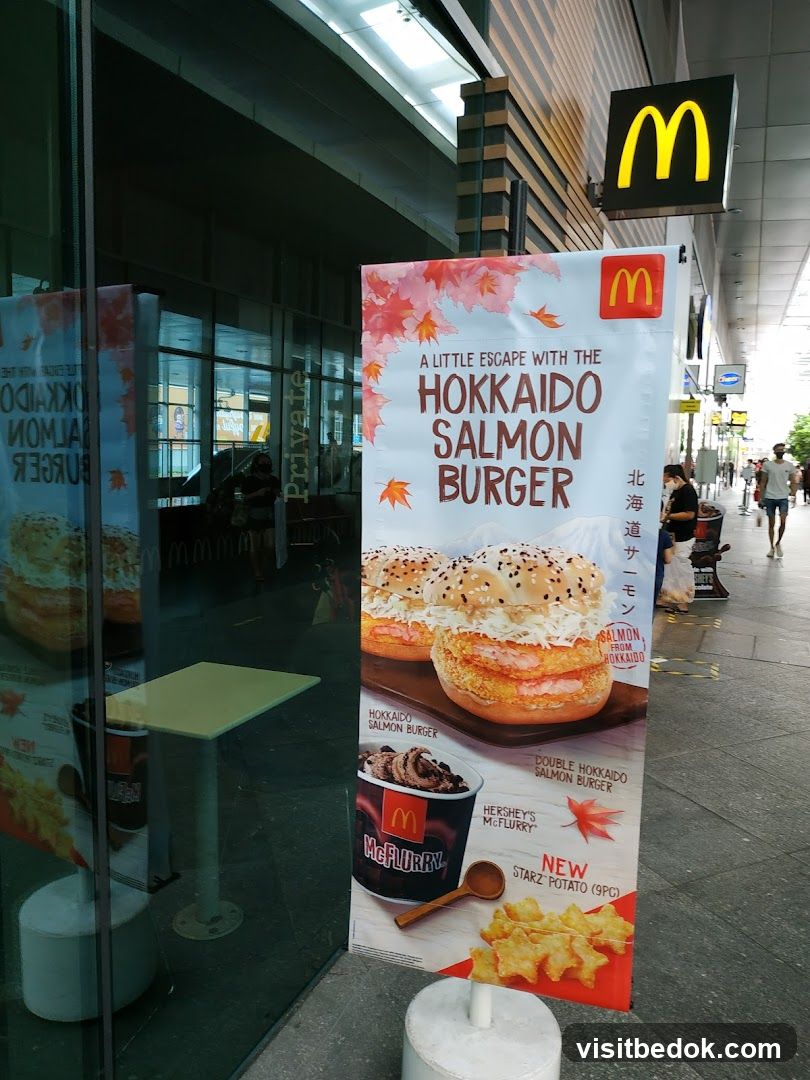 McDonald's Hokkaido Salmon Burger Promotion