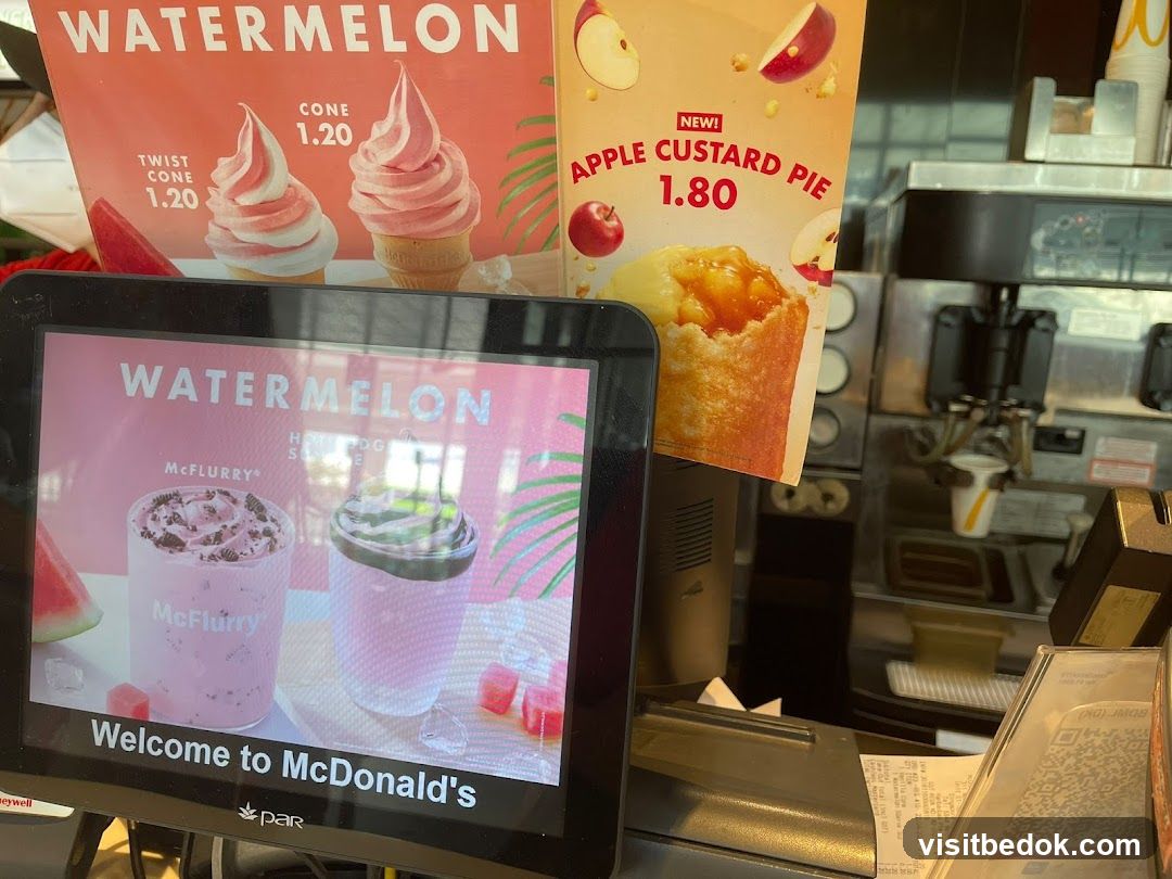 McDonald's Watermelon and Apple Custard Pie Promotion