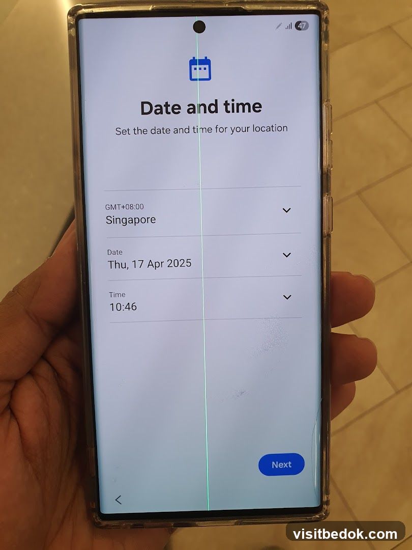 Date and Time Settings