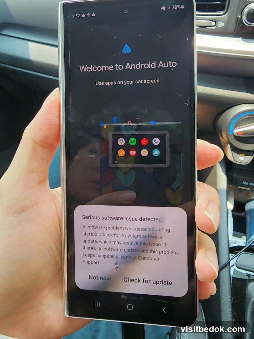 Android Auto Software Issue