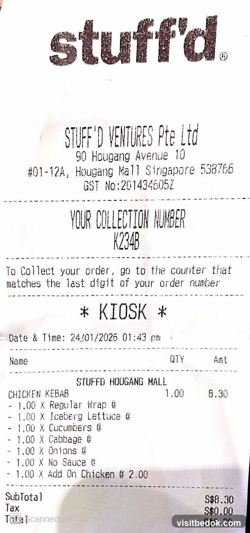 Receipt from Stuff'd
