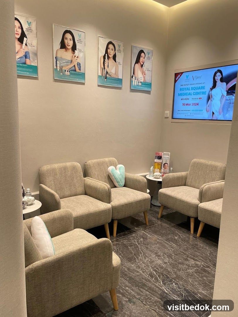 Vlim Medical Aesthetics Waiting Area