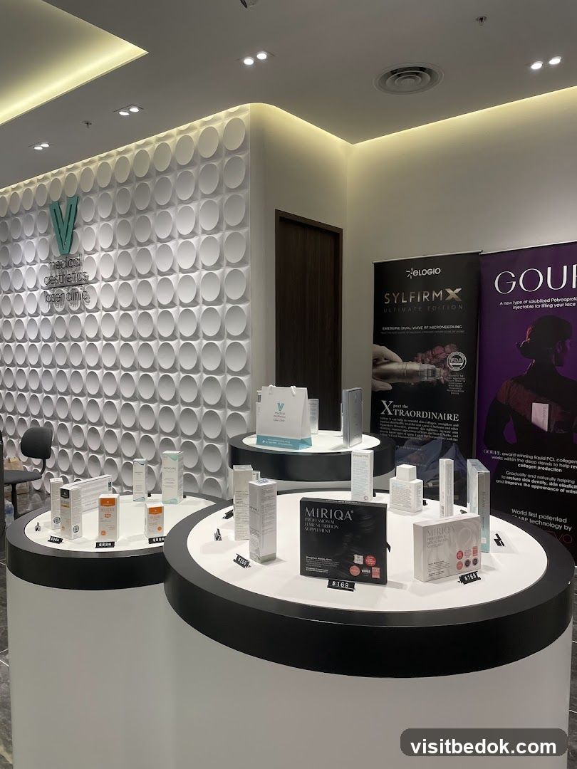 Medical Cosmetics and Laser Clinic Display