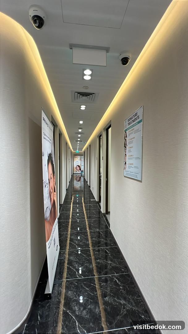 Hallway with Treatment Information