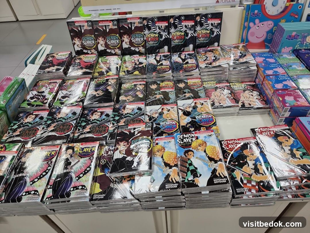 Manga Books Display