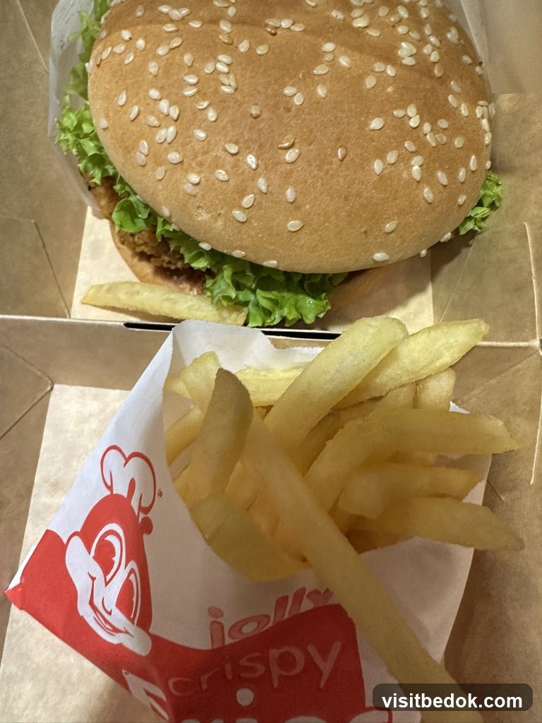 Burger and Fries