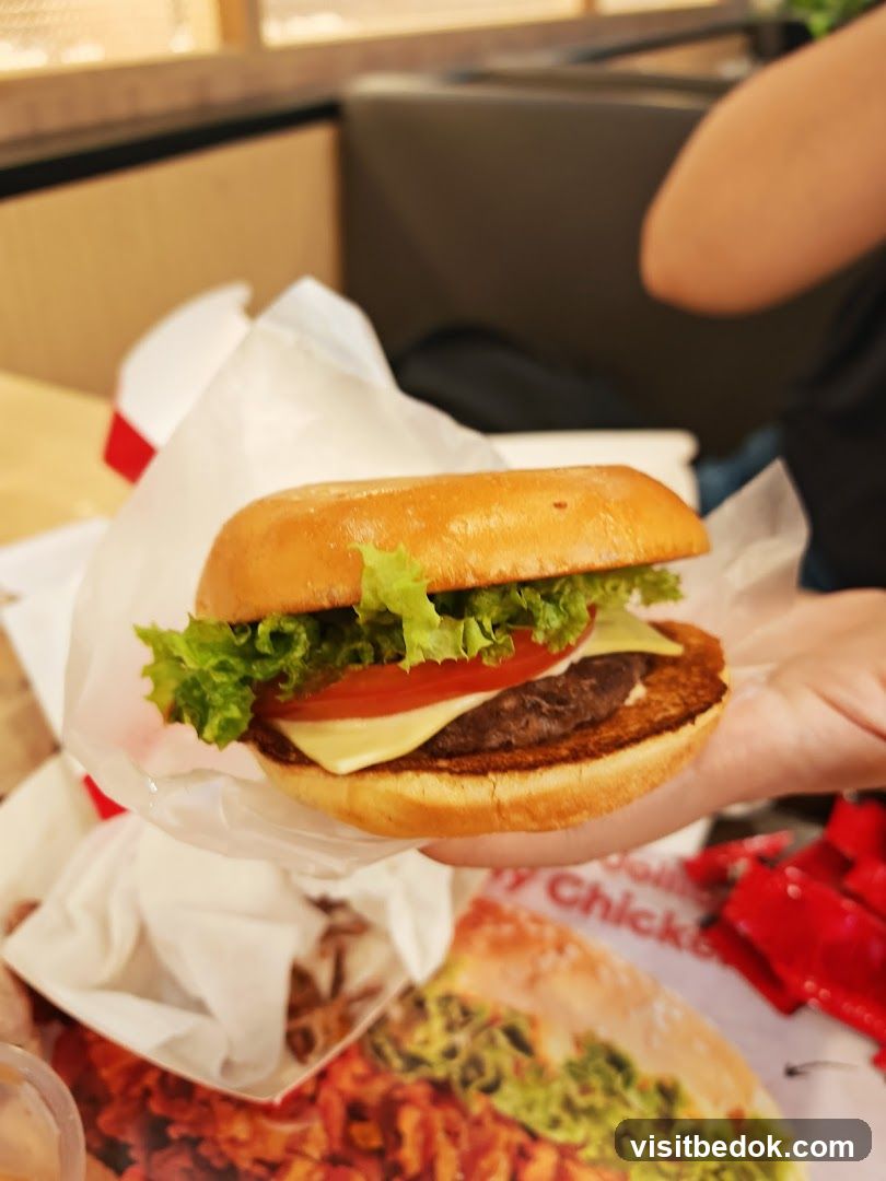 Burger and Fries
