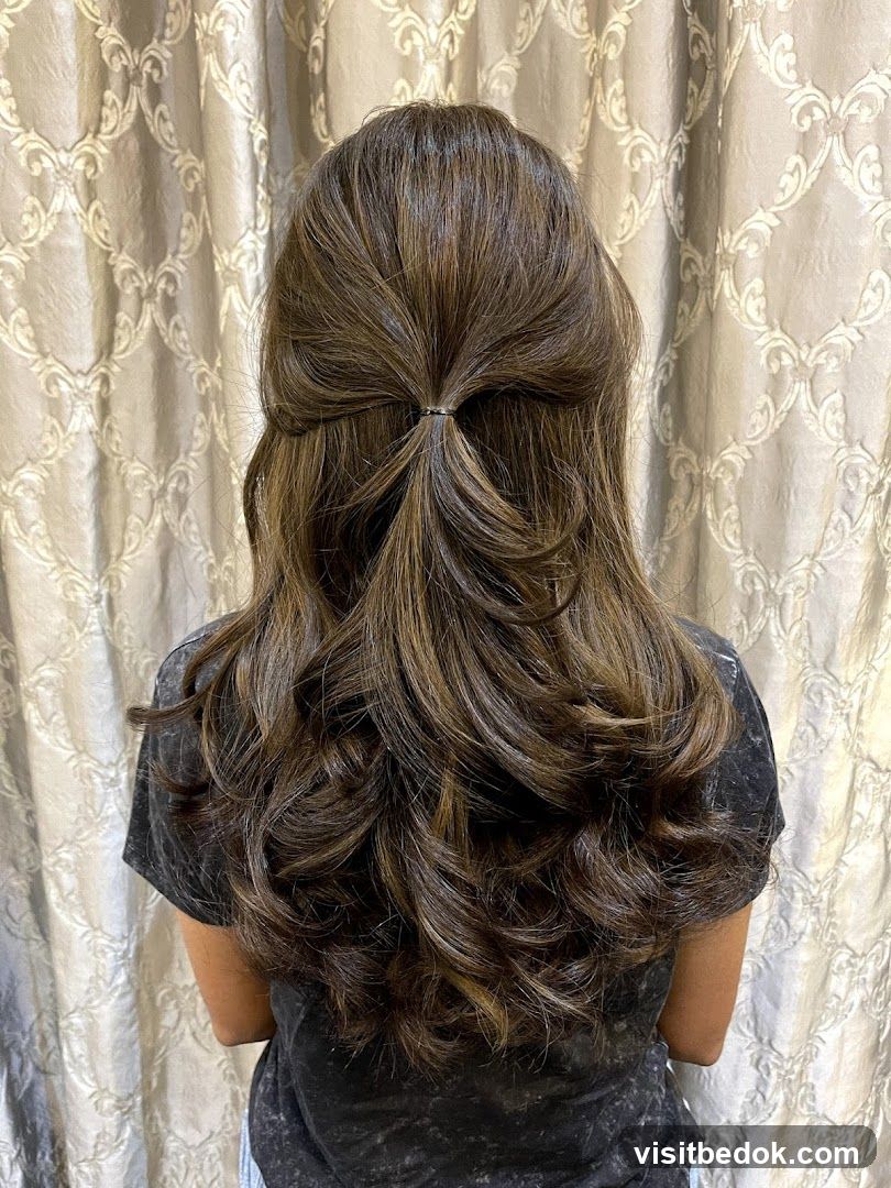 Half-Up Hairstyle
