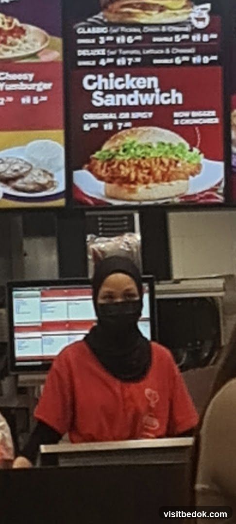 Fast Food Menu Display