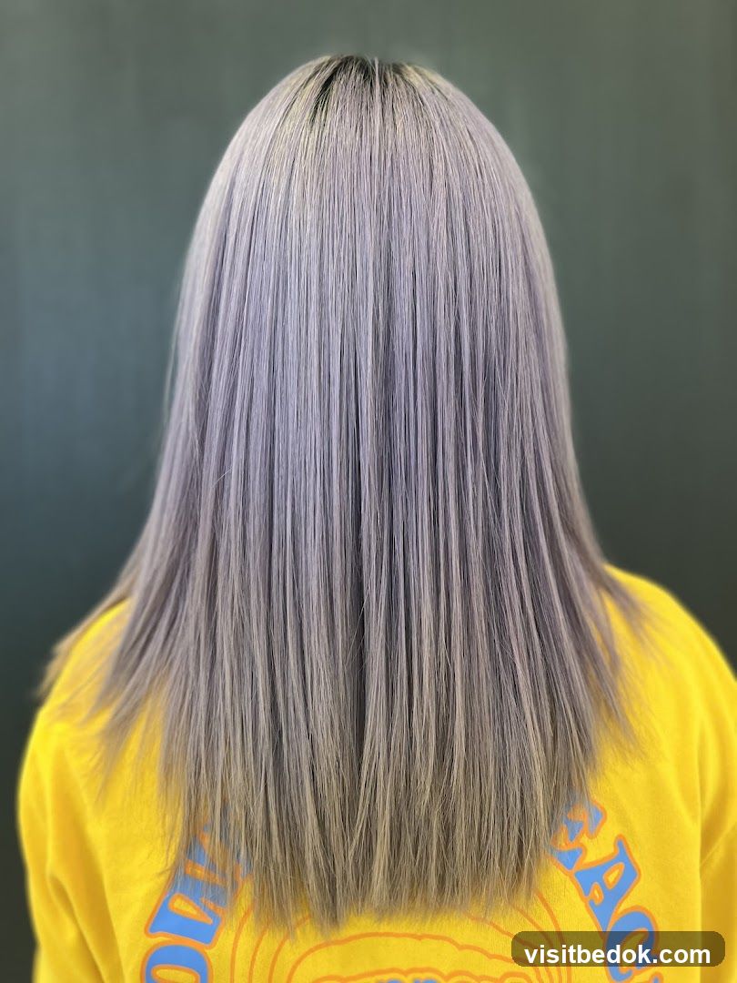 Woman with Ash Blonde Hair