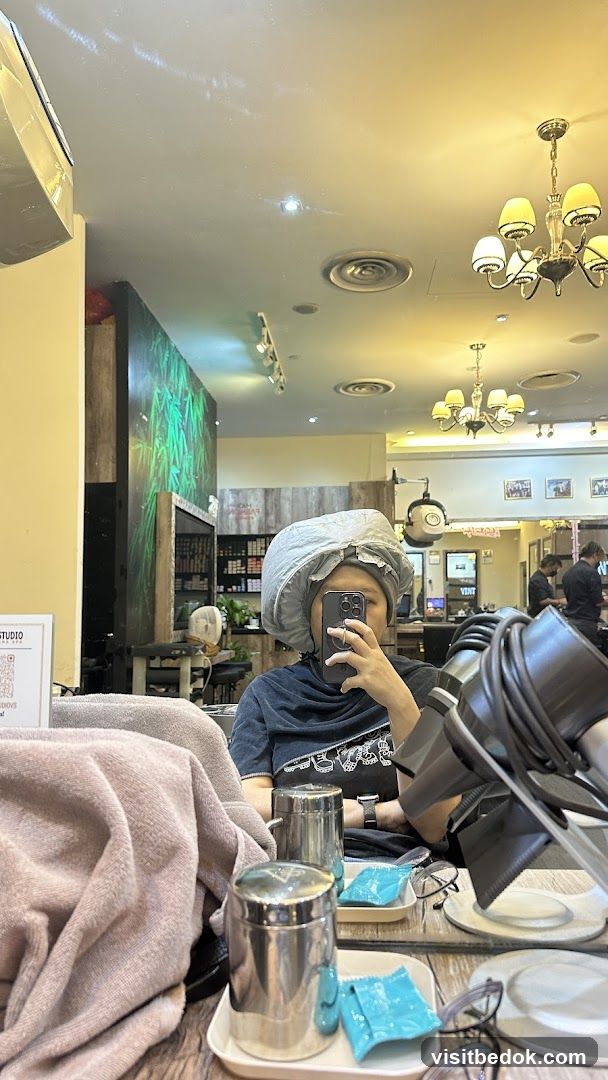 Woman in Hair Salon
