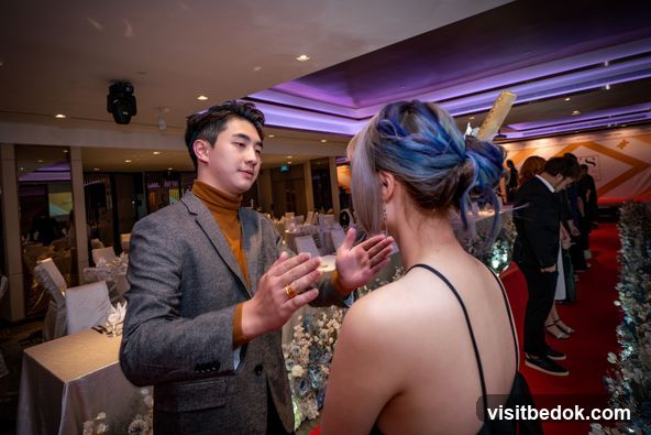 People at an event
