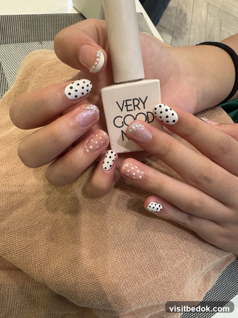 Polka Dot Nails