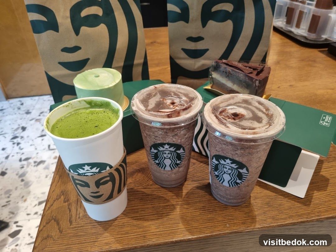 Starbucks Drinks and Desserts