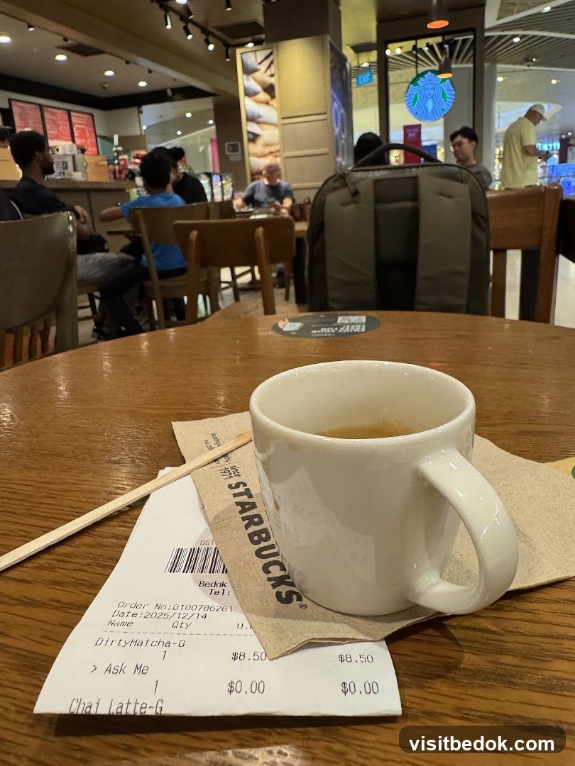 Starbucks Receipt and Coffee