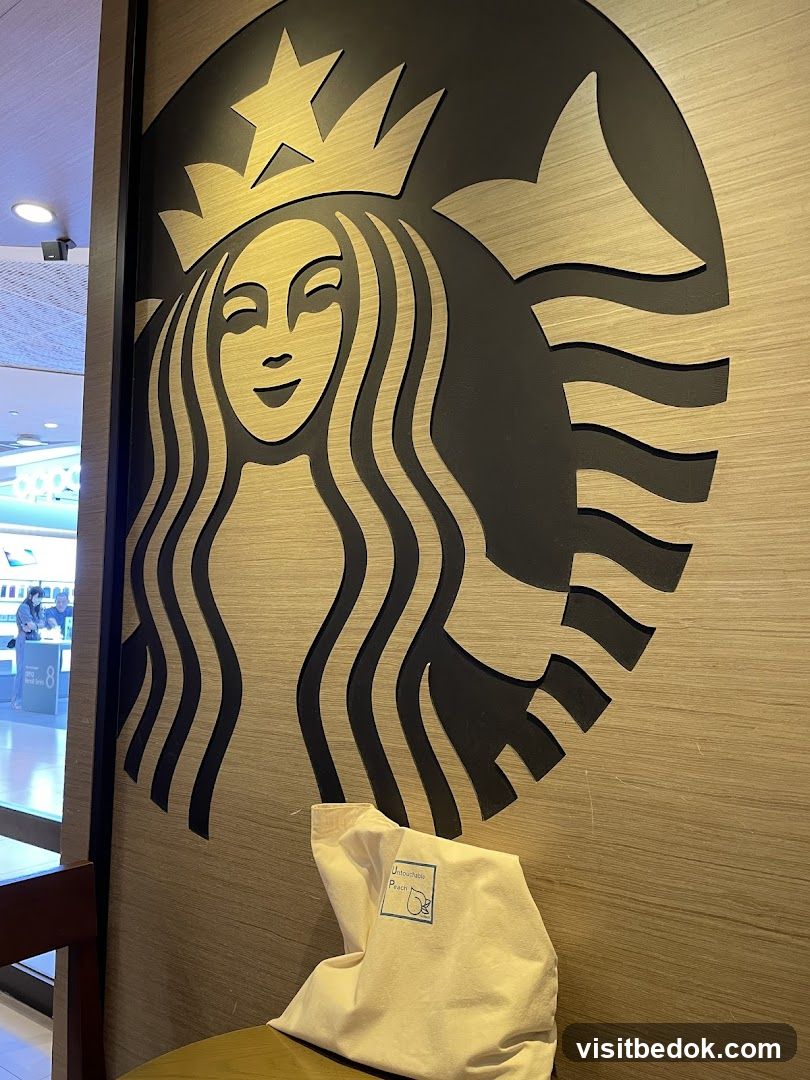 Starbucks Logo and Bag