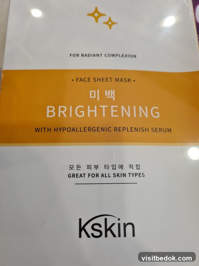 Kskin Brightening Face Sheet Mask