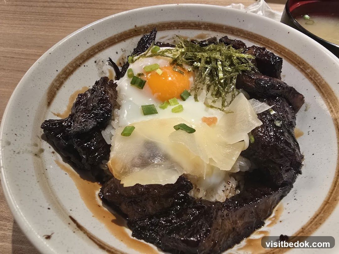Beef and Egg Rice Bowl