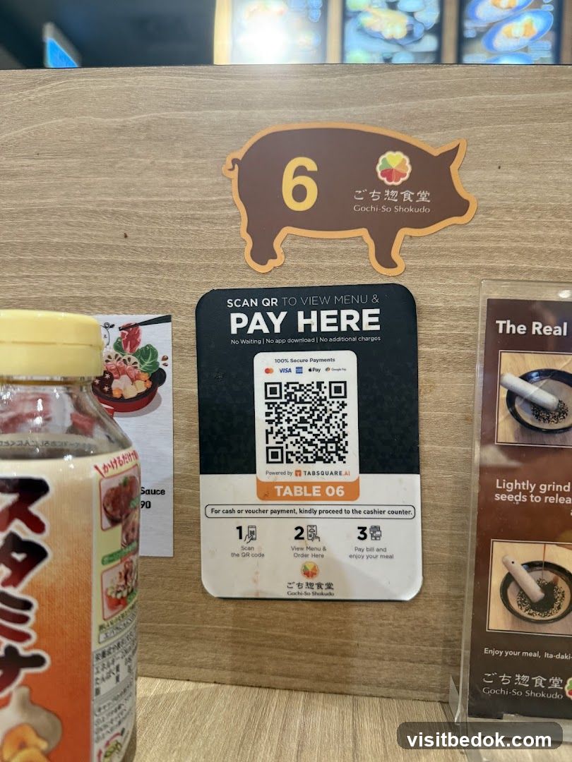 QR Code Payment and Ordering