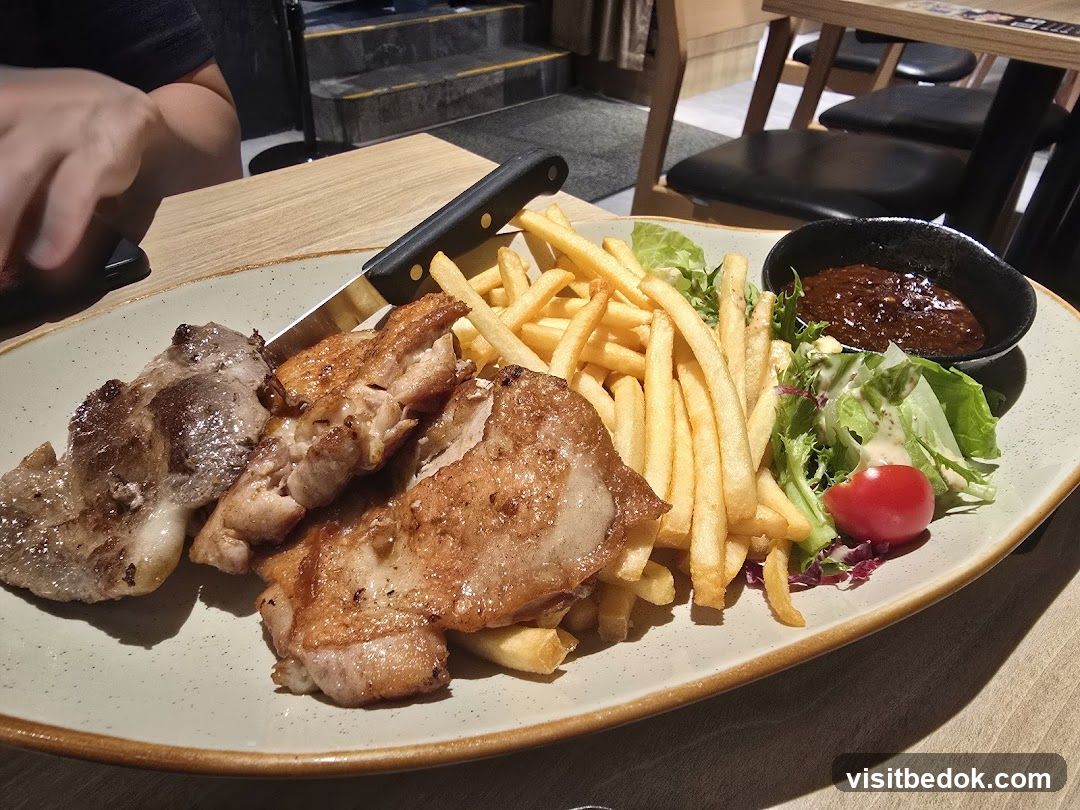 Grilled Meats with Fries