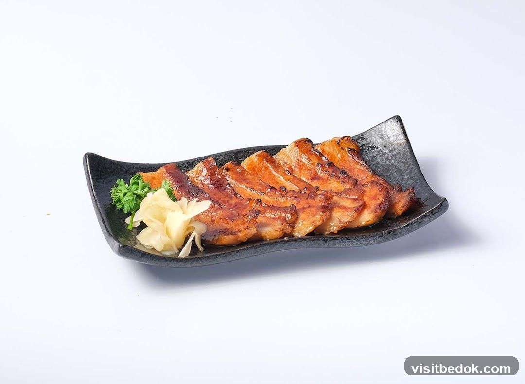 Grilled Pork Belly Slices