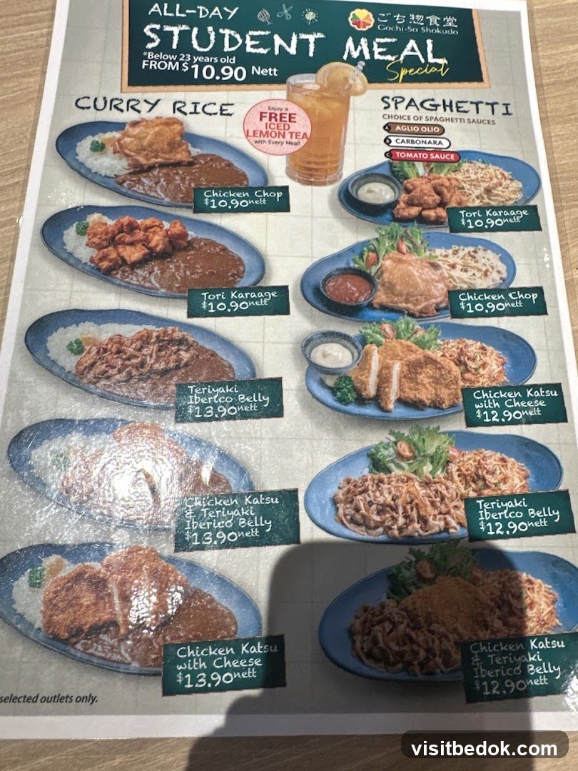 ALL-DAY STUDENT MEAL SPECIAL