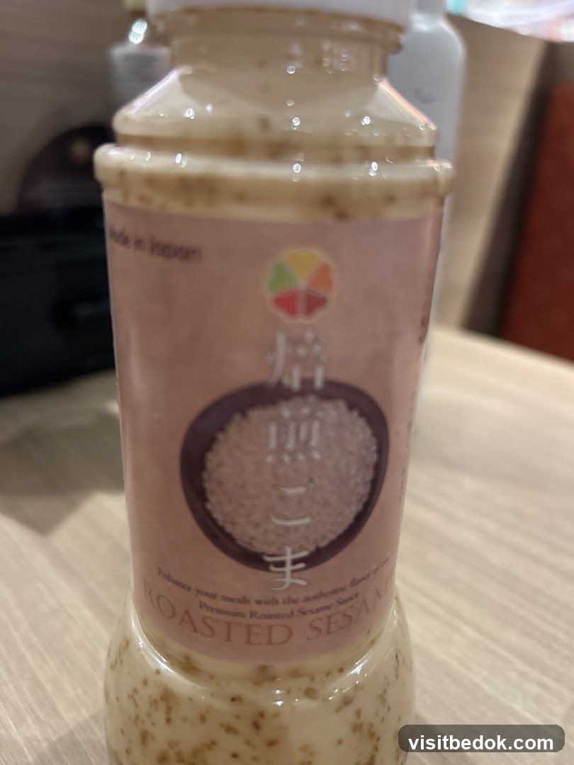 Roasted Sesame Sauce Bottle