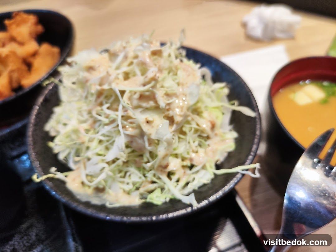 Salad and Miso Soup