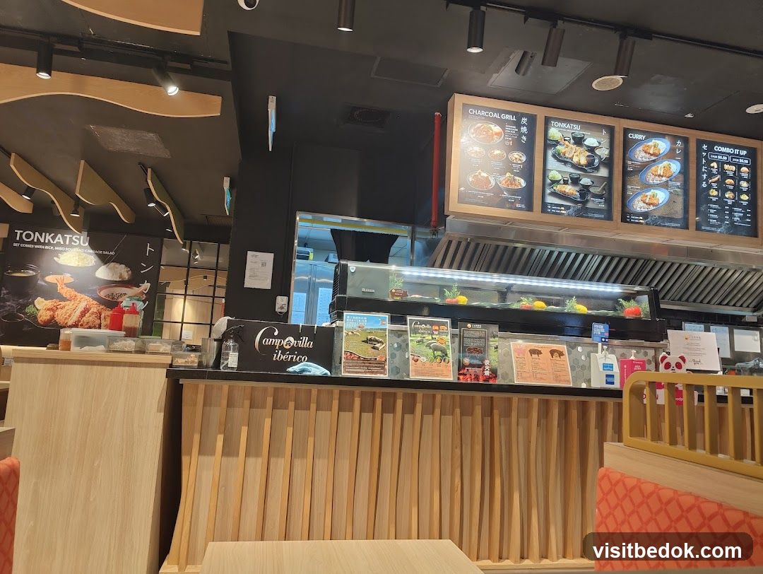 Restaurant Interior with Menu Boards