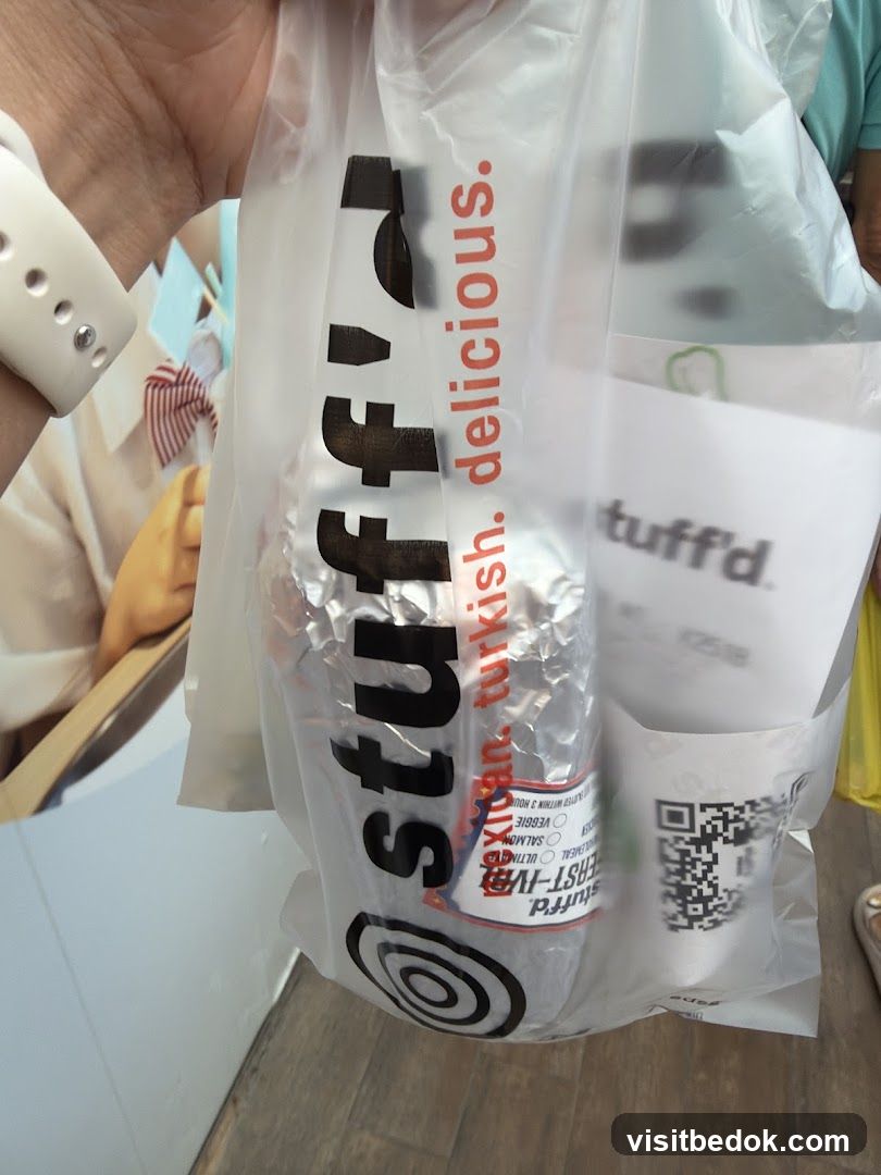 Takeout Bag with Food