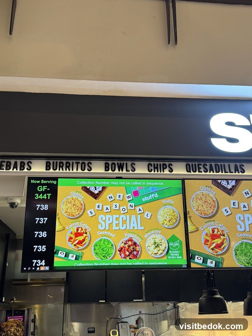 Food Menu Display